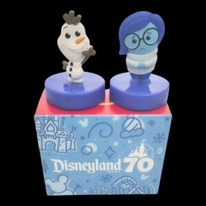 NEW McDonald's Disneyland Resort 70th Celebration Happy Meal Olaf and Sadness